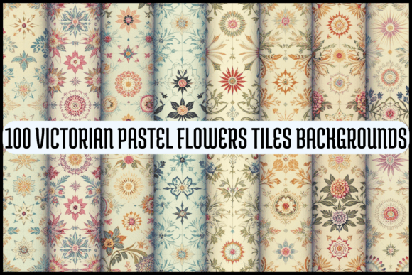 100 Victorian Ceramic Tiles Backgrounds: A Timeless Design Resource