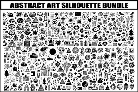 Abstract Harmony: A Silhouette Symphony