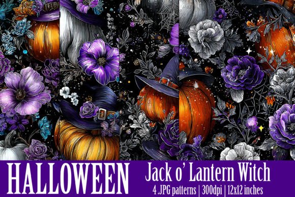 Halloween Floral Patterns, S2