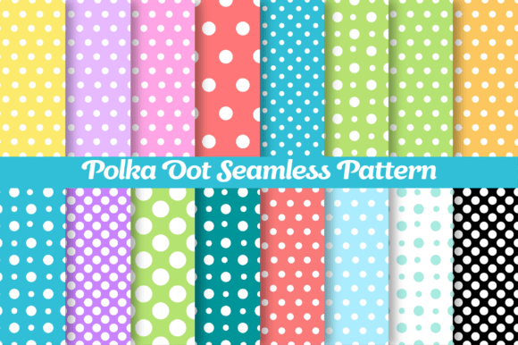 Polka Dot Seamless Patterns Bundle: A Versatile Design Tool for Modern Creators