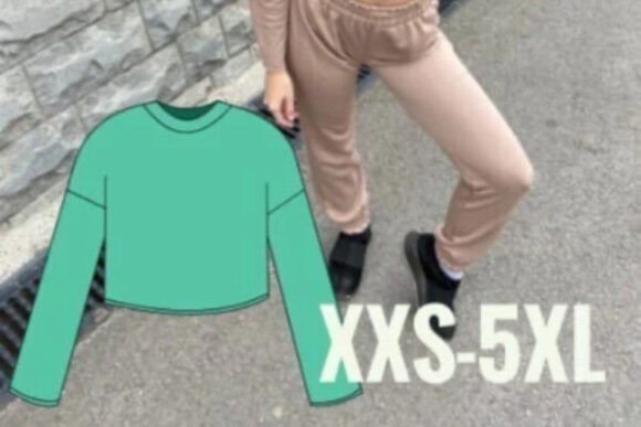 Women Hoodie Sweatshirt XXS-5XL: A Versatile Sewing Pattern for Custom Clothing